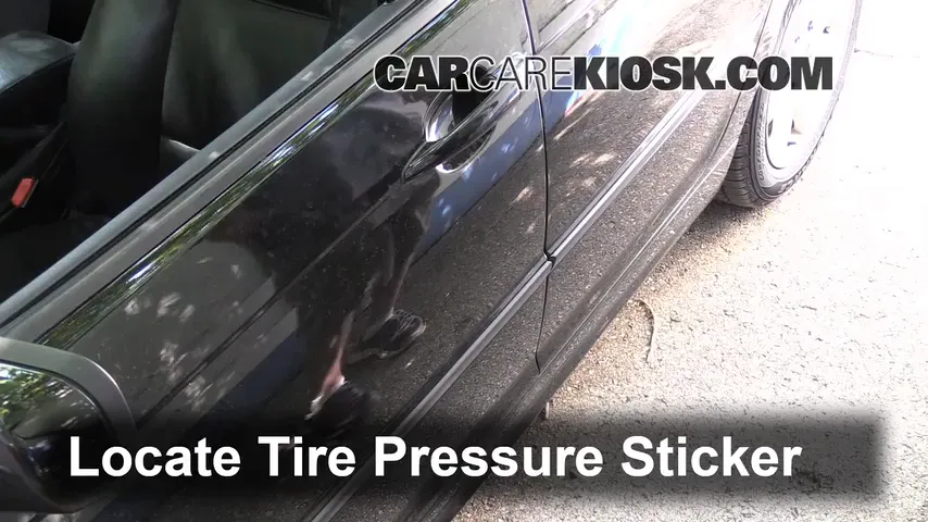 2001 BMW 325i 2.5L 6 Cyl. Sedan Tires & Wheels Check Tire Pressure